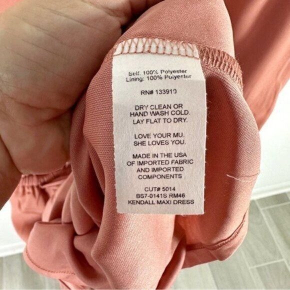 NEW Show Me Your Mumu Kendall Maxi Bridesmaid Dress Rustic Mauve Size S - Picture 11 of 13